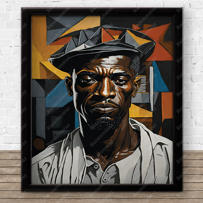 Black Man Print D